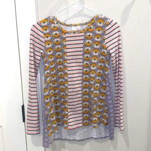 EUC Matilda Jane Size 14 High Low Long Sleeve Tee Top Shirt Teen Tween MJC 435
